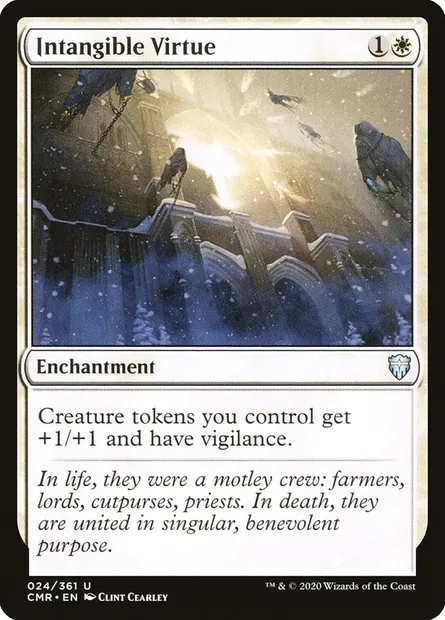 Intangible Virtue, Magic card CMR 24 — Commander Legends set
