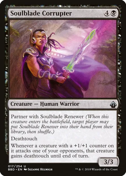 Soulblade Corrupter, Magic card BBD 17 — Battlebond set