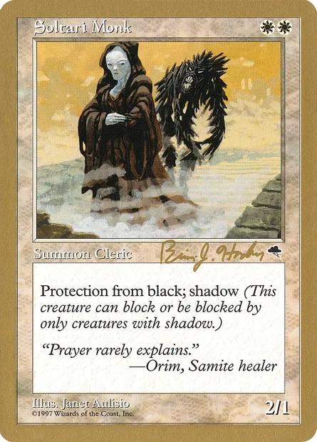 Moine soltari, carte Magic WC98 bh45 — extension World Championship Decks 1998