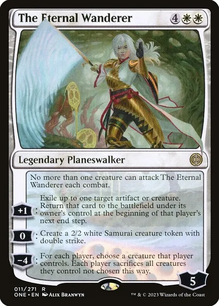 The Eternal Wanderer, Magic card ONE 11 — Phyrexia: All Will Be One set