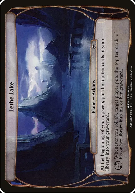 Lethe Lake, Magic card OPCA 47 — Planechase Anthology Planes set