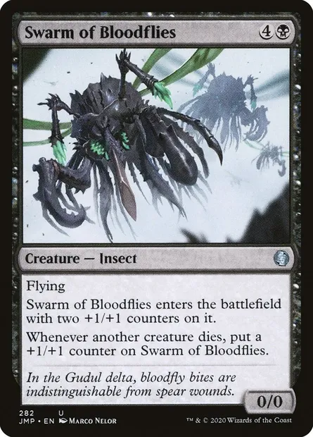 Swarm of Bloodflies, Magic card JMP 282 — Jumpstart set