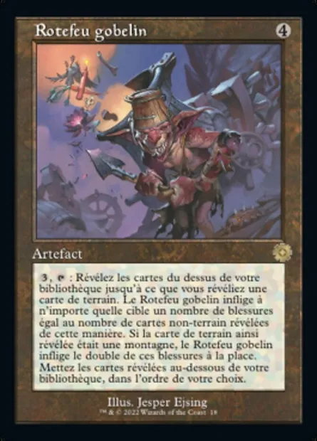Rotefeu gobelin, carte Magic BRR 18 — extension The Brothers' War Retro Artifacts
