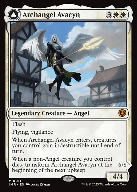 Archangel Avacyn // Avacyn, the Purifier, Magic card INR 11 — Innistrad Remastered set