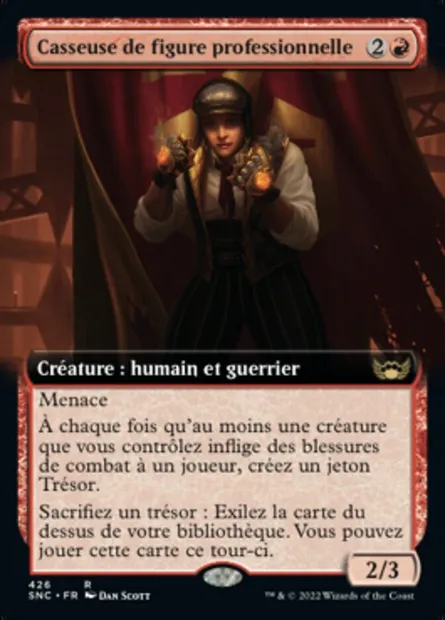 Casseuse de figure professionnelle, carte Magic SNC 426 — extension Les rues de la Nouvelle-Capenna