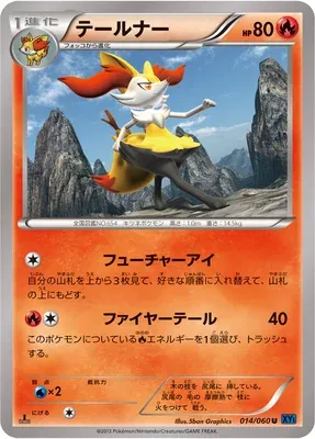 Roussil, carte Pokémon XY1A 014 — extension Collection X
