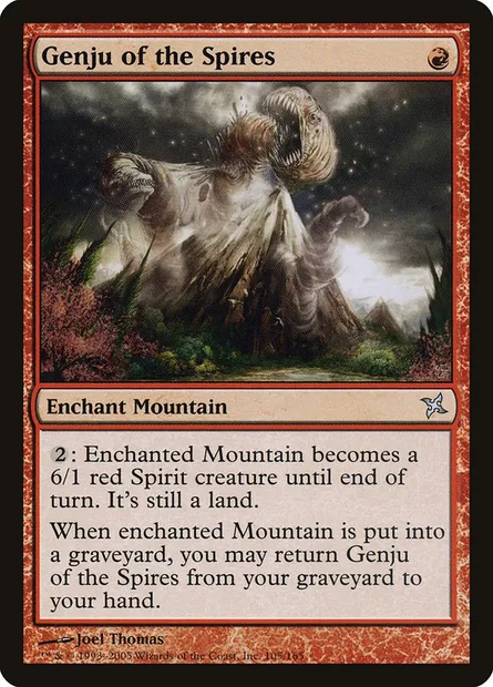 Genju of the Spires, Magic card BOK 105 — Betrayers of Kamigawa set