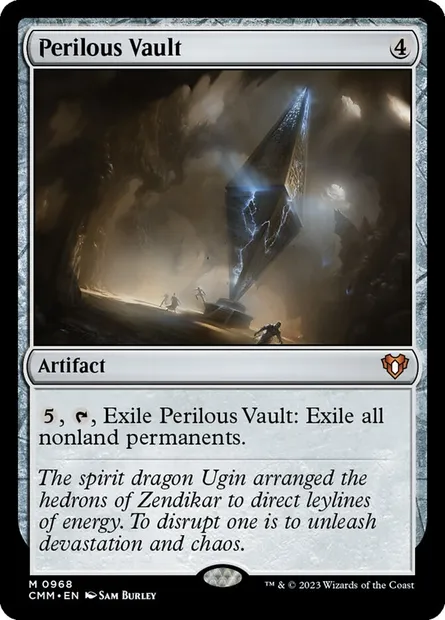 Perilous Vault, Magic card CMM 968 — Commander Masters set