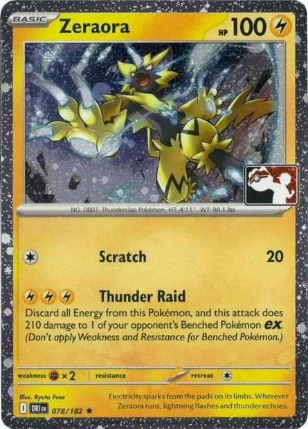 Zeraora, Pokémon card PPS 078-4 — Play! Pokémon Prize Pack Series set
