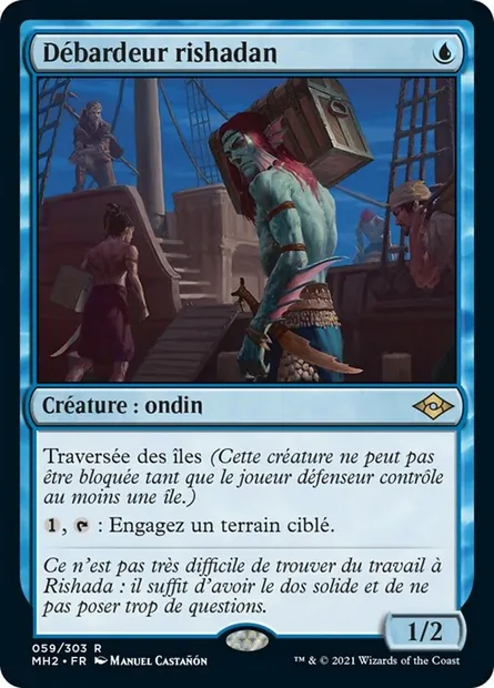 Débardeur rishadan, carte Magic MH2 59 — extension Horizons du Modern 2
