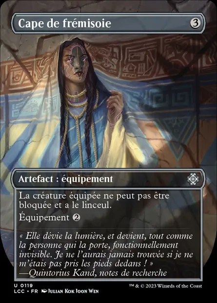Cape de frémisoie, carte Magic LCC 119 — extension The Lost Caverns of Ixalan Commander