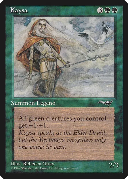 Kaysa, Magic card ALL 96 — Alliances set