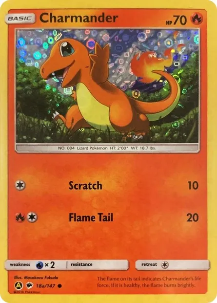 Charmander, Pokémon card RET 18a — Retail Exclusive Promos set