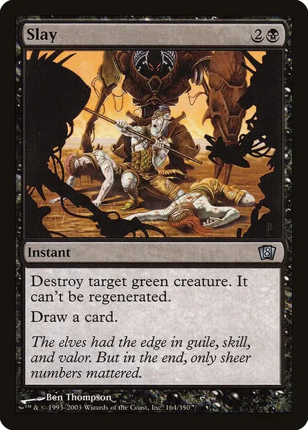 Slay, Magic card 8ED 164★ — Eighth Edition set