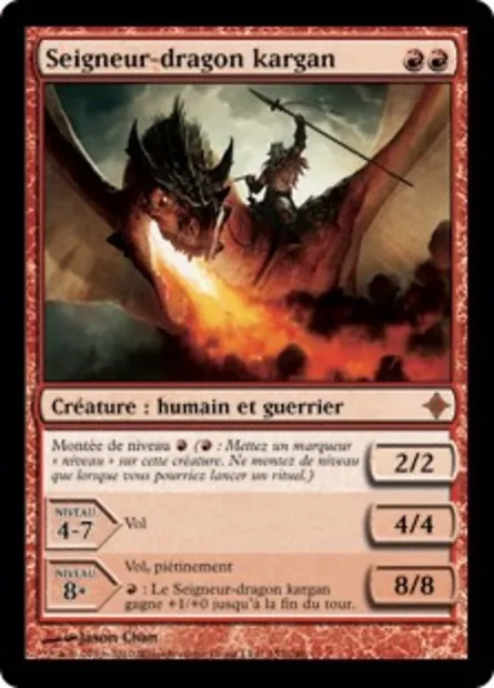 Seigneur-dragon kargan, carte Magic ROE 152 — extension L'ascension des Eldrazi