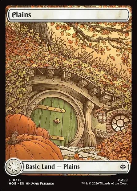 Plains, Magic card HOB 315 — The Hobbit set