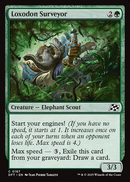 Loxodon Surveyor, Magic card DFT 167 — Aetherdrift set