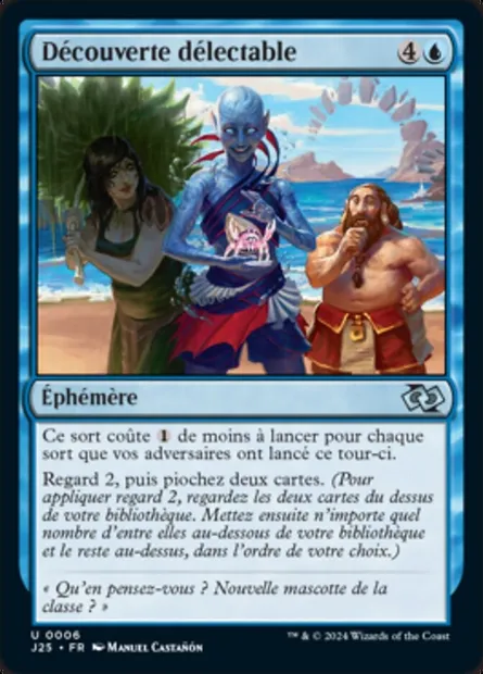 Découverte délectable, carte Magic J25 6 — extension Foundations Jumpstart