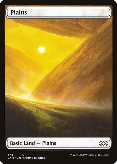 Plains, Magic card 2XM 374 — Double Masters set