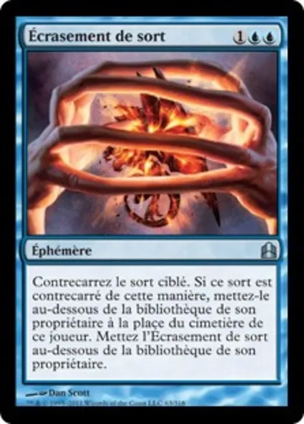 Écrasement de sort, carte Magic CMD 63 — extension Commander 2011