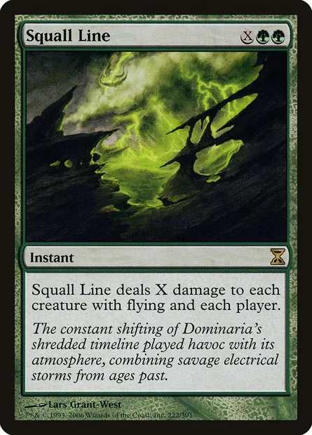Squall Line, Magic card TSP 222 — Time Spiral set