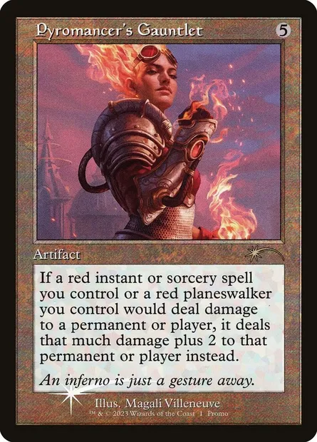 Pyromancer's Gauntlet, Magic card PMEI 2023-6 — Media and Collaboration Promos set
