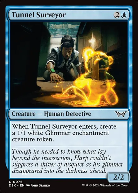 Tunnel Surveyor, Magic card DSK 76 — Duskmourn: House of Horror set