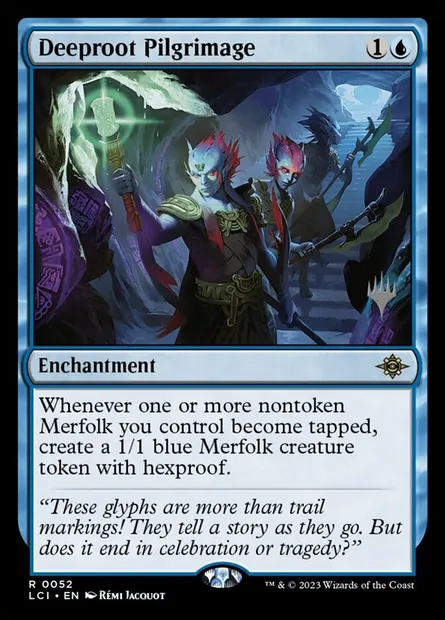 Deeproot Pilgrimage, carte Magic PLCI 52p — extension The Lost Caverns of Ixalan Promos