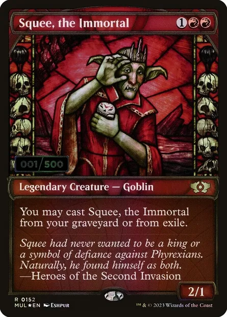 Squee, the Immortal, Magic card MUL 152z — Multiverse Legends set