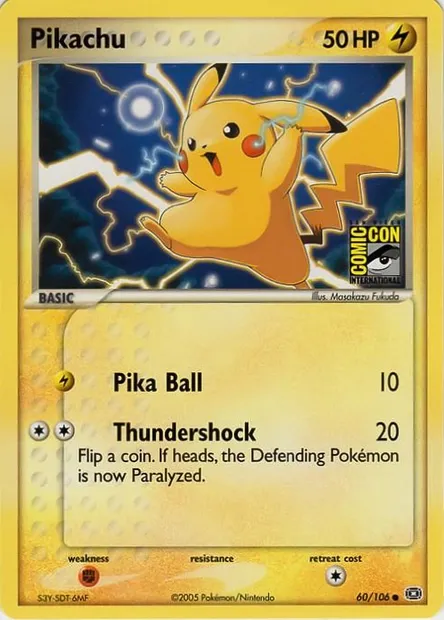 Pikachu, Pokémon card PR 060 — Assorted Promos set