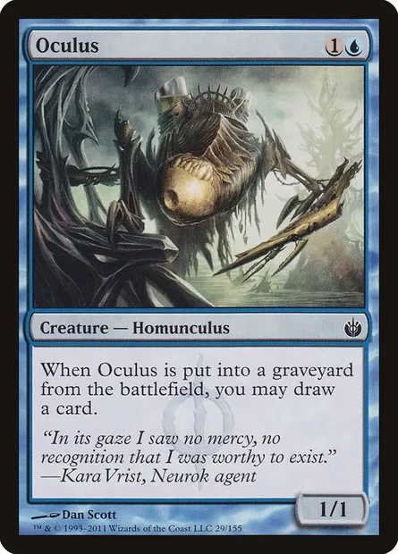 Oculus, Magic card MBS 29 — Mirrodin Besieged set