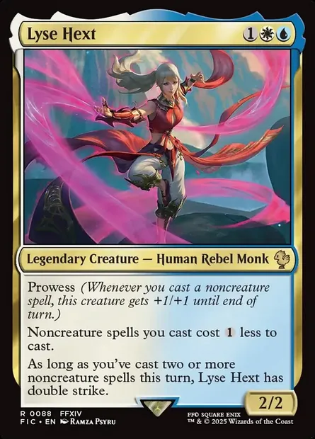 Lyse Hext, Magic card FIC 88 — Final Fantasy Commander set