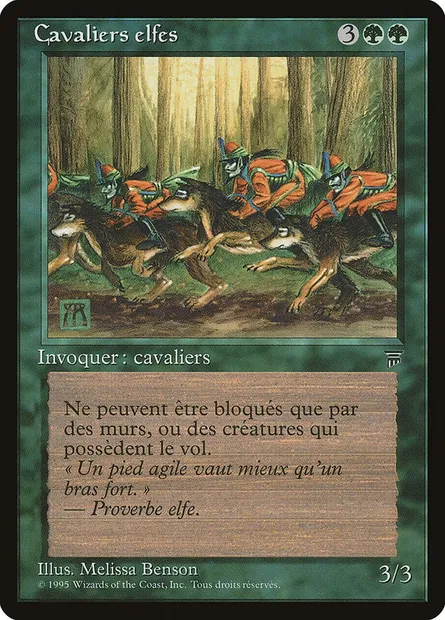 Elven Riders, Magic card REN 133 — Renaissance set