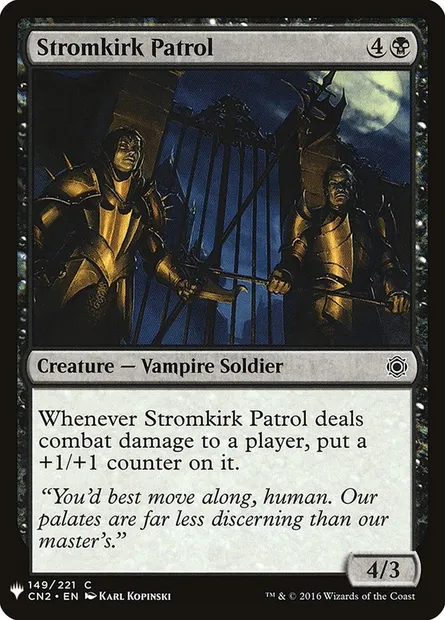 Stromkirk Patrol, Magic card PLST CN2-149 — The List set