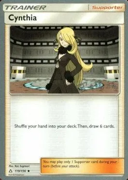 Cynthia, carte Pokémon WCD19 119-2 — extension World Championship Decks 2019