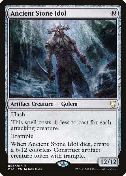 Ancient Stone Idol, Magic card C18 53 — Commander 2018 set