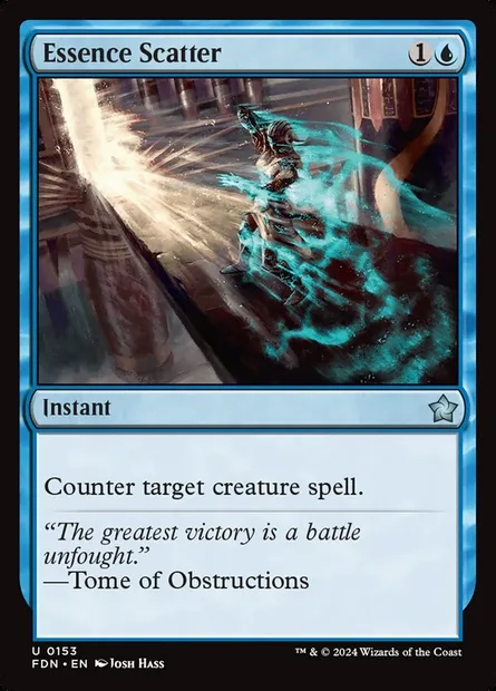 Essence Scatter, Magic card FDN 153 — Foundations set