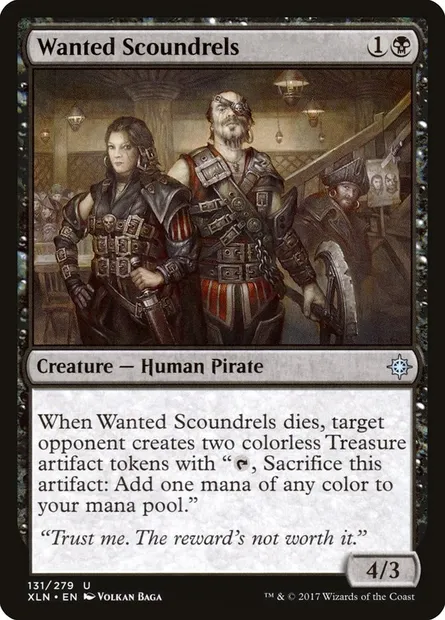 Wanted Scoundrels, Magic card XLN 131 — Ixalan set