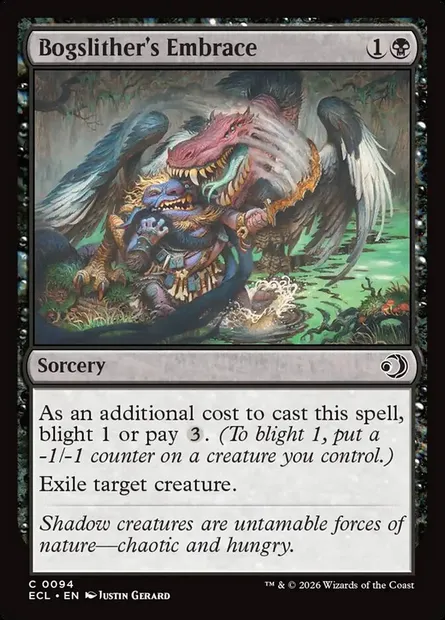 Bogslither's Embrace, Magic card ECL 94 — Lorwyn Eclipsed set
