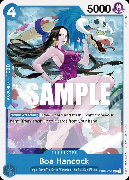 Boa Hancock, carte One Piece OP02-059 — extension PARAMOUNT WAR