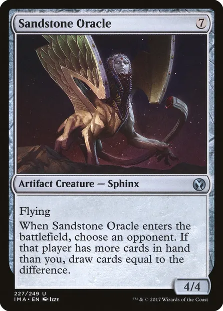 Sandstone Oracle, Magic card IMA 227 — Iconic Masters set