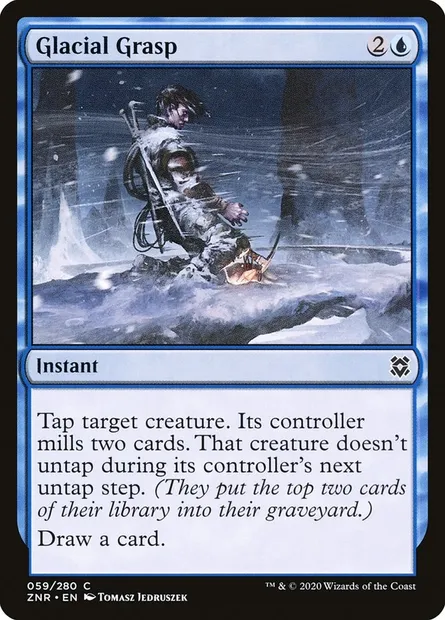 Glacial Grasp, Magic card ZNR 59 — Zendikar Rising set