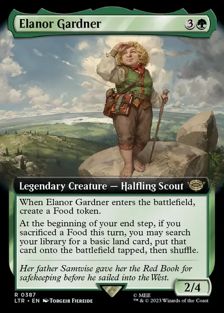Elanor Gardner, Magic card LTR 387 — The Lord of the Rings: Tales of Middle-earth set