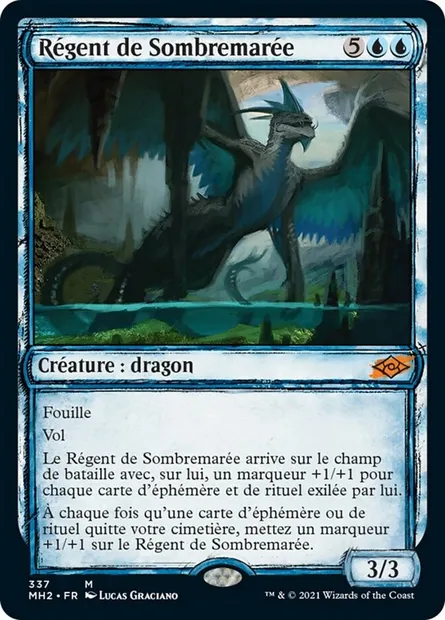 Régent de Sombremarée, carte Magic MH2 337 — extension Horizons du Modern 2
