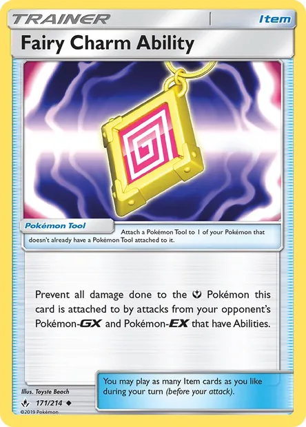 Fairy Charm Ability, Pokémon card UNB 171 — Unbroken Bonds set
