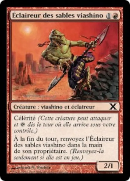 Éclaireur des sables viashino, carte Magic 10E 246 — extension Dixième édition