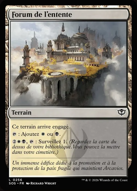 Forum de l'entente, carte Magic SOS 256 — extension Secrets of Strixhaven