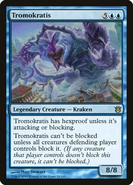 Tromokratis, Magic card BNG 55 — Born of the Gods set