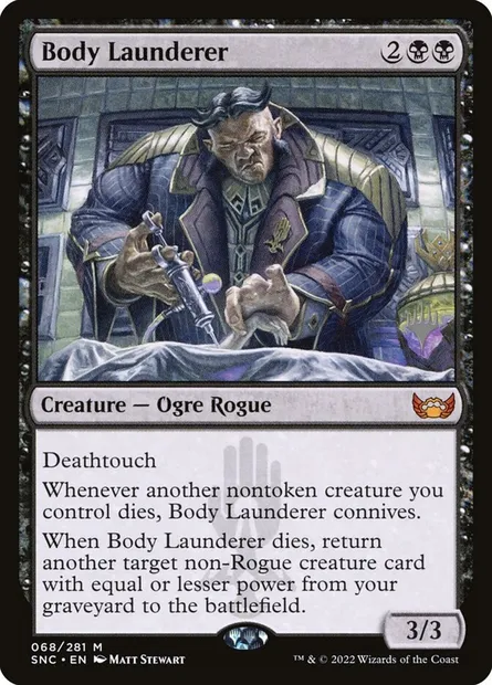 Body Launderer, Magic card PSNC 68p — Streets of New Capenna Promos set