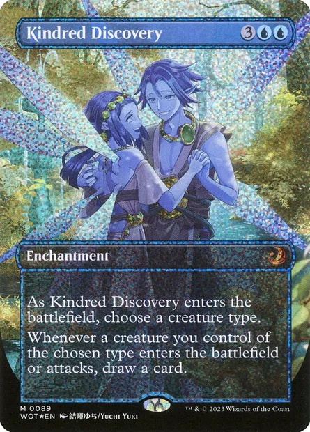 Découverte de congénères, carte Magic WOT 89 — extension Wilds of Eldraine: Enchanting Tales